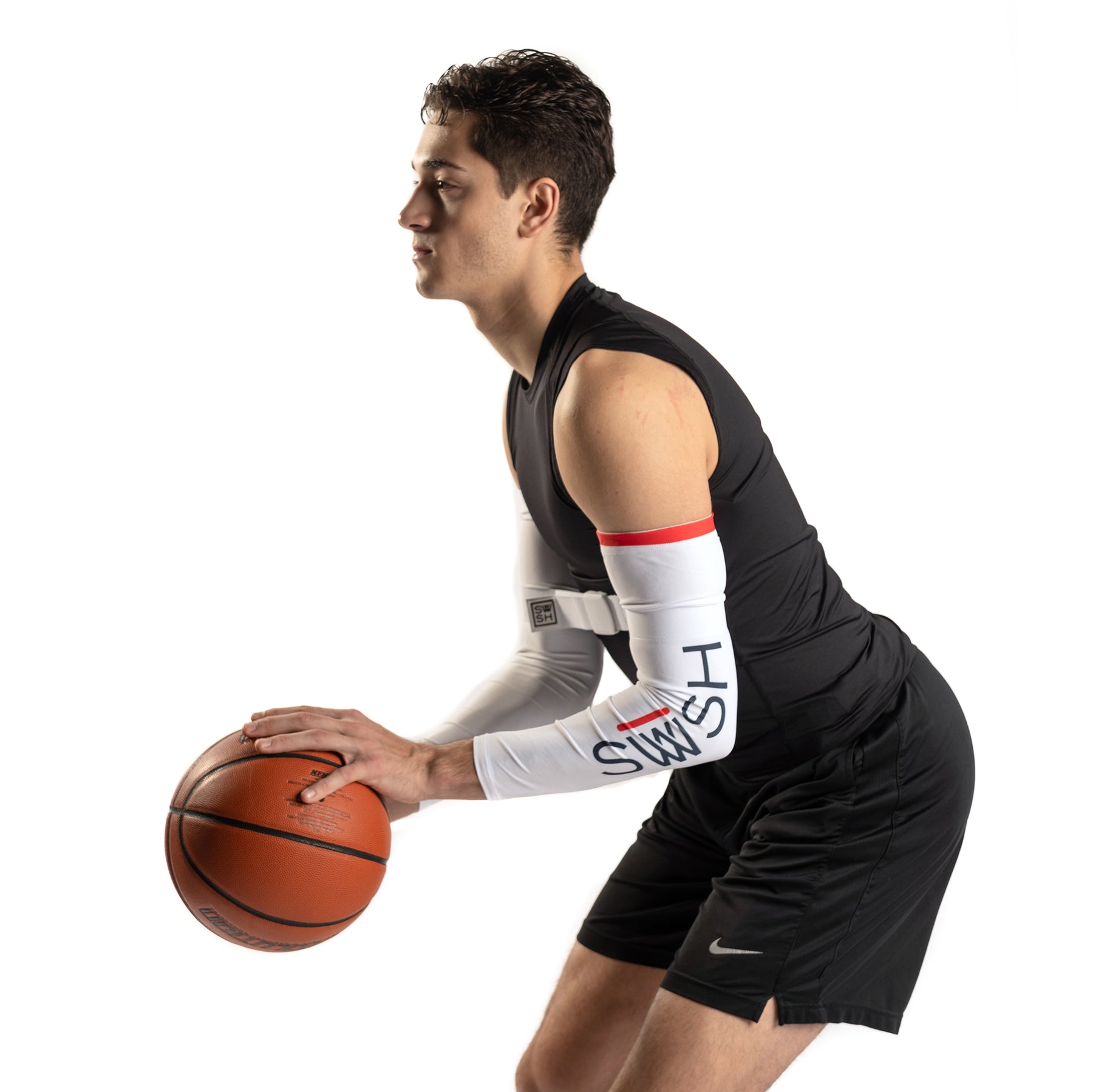 Jordan Shooter Basketball Sleeves Size L/XL (White)